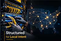 Commercial cabling coverage across major U.S. cities and regional markets